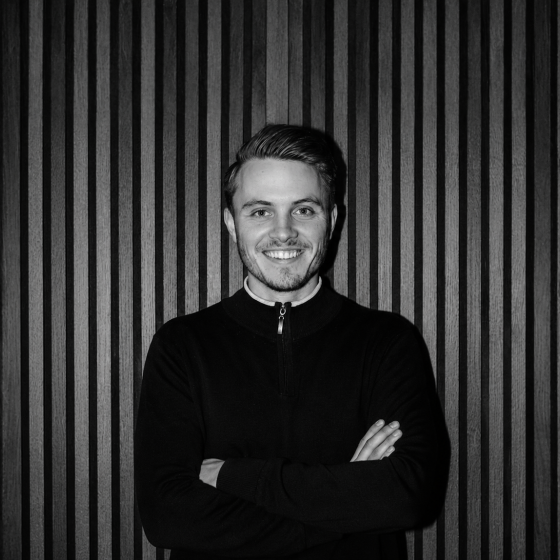 Profiel foto zwart wit